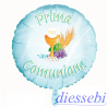 Mylar Prima Comunione Celeste