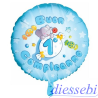 Mylar 1° Compleanno Celeste