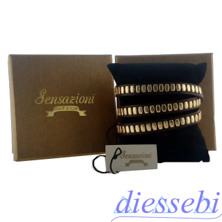 Bracciale in Pelle con Borchie Sensazioni Firenze