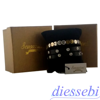 Bracciale Borchia e Strass Sensazioni Firenze