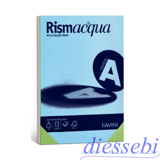 Risma A4 200gr 125 Fogli Colori Tenui