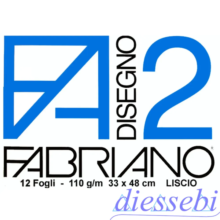 Album da Disegno Liscio 33x48cm 12fg F2 Fabriano