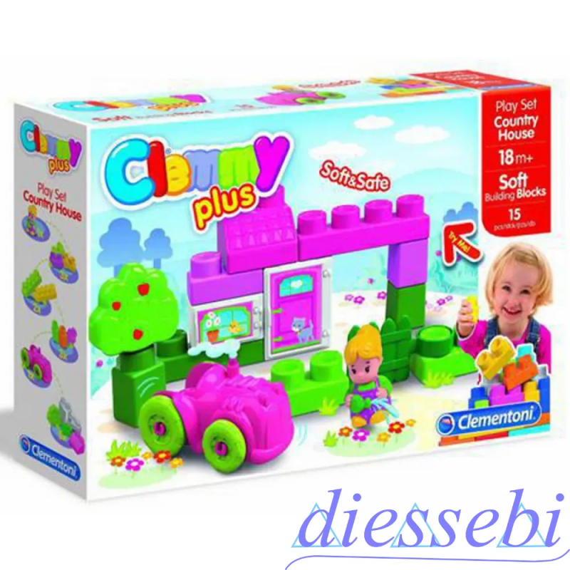 Costruzioni 15pz Clemmy Plus Country House Clementoni