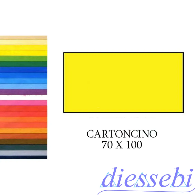 Cartoncino 50x70cm 200gr Giallo Fabriano