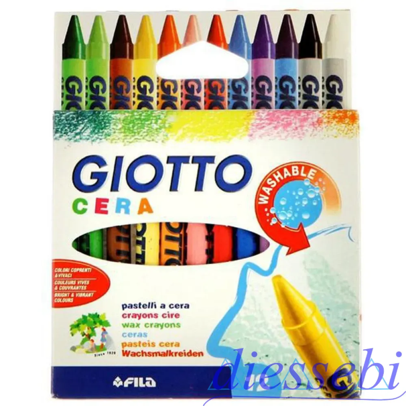 Pastelli a Cera 12 Giotto