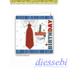 Biglietto Compleanno Cromo NB
