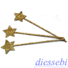 Blister 12 Stick Stella Oro Tono su Tono