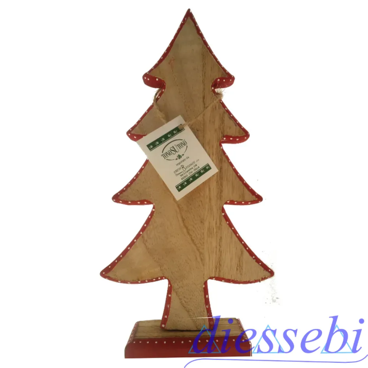 Albero in Legno Profili Rosso Tono su Tono