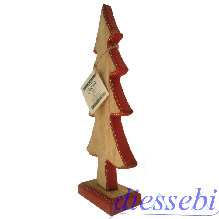 Albero in Legno Profili Rosso Tono su Tono