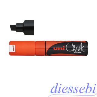 Marcatore Gesso Liquido Scalpello Arancio Fluo