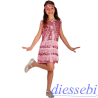 Costume Charleston Rosa