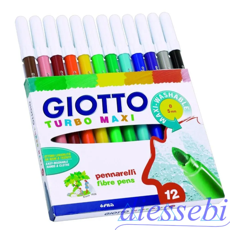 Pennarelli 12 Giotto Turbo Maxi
