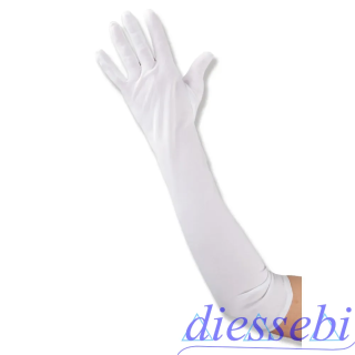Guanti in Cotone Elasticizzato Bianco Carnival Toys