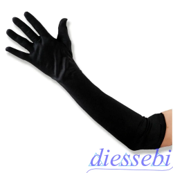 Guanti in Cotone Elasticizzato Nero Carnival Toys