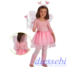 Set Farfalla Rosa (Ali 48cm + Gonna + Cerchietto + Bacchetta) Carnival Toys