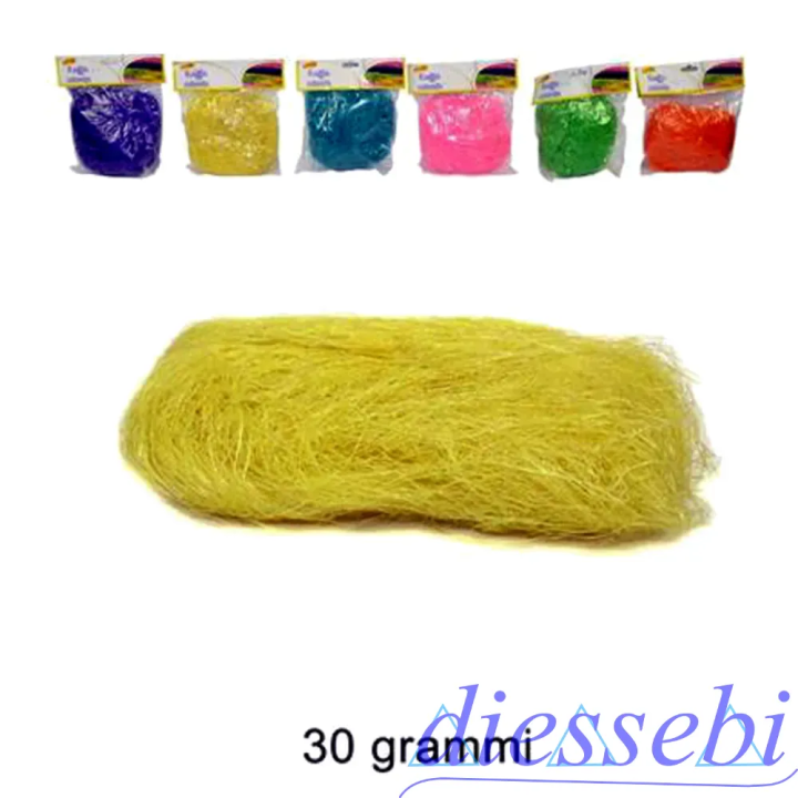 Rafia Colorata 30gr Colori Assortiti Due Esse