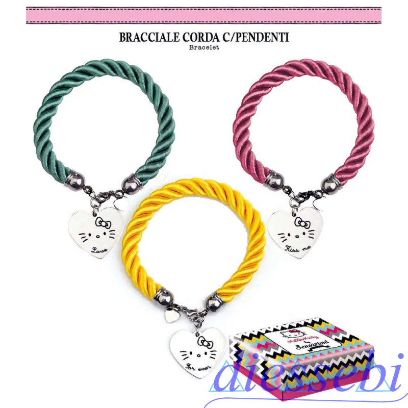 Bracciale Hello Kitty con Pendente