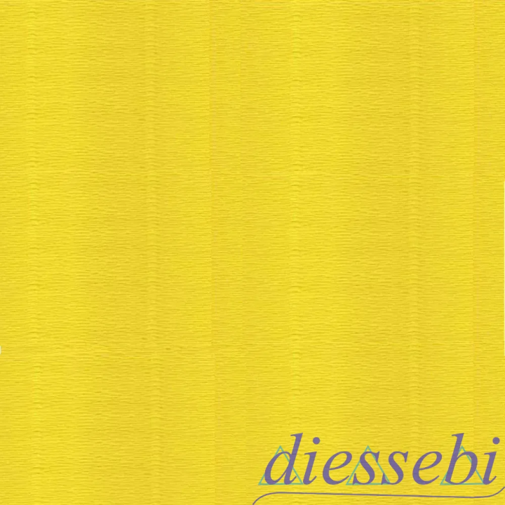 Rotolo Carta Crespa 40gr Giallo Sole (0296) 50cm x 2.5m Cartotecnica Rossi