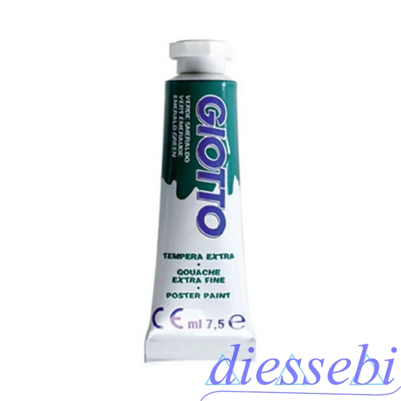 Colore Tempera Verde Smeraldo Giotto