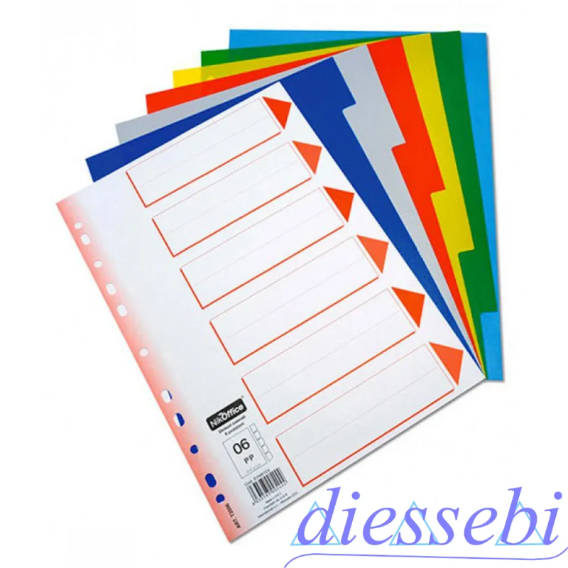 Divisori A4 6 Tasti
