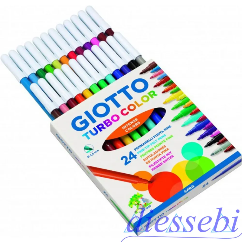 Pennarelli 24 Giotto Turbo Color