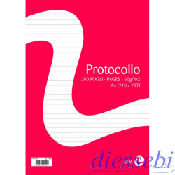 Risma 200 Fogli Protocollo 1R BM
