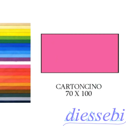 Cartoncino 50x70cm 200gr Fucsia Fabriano