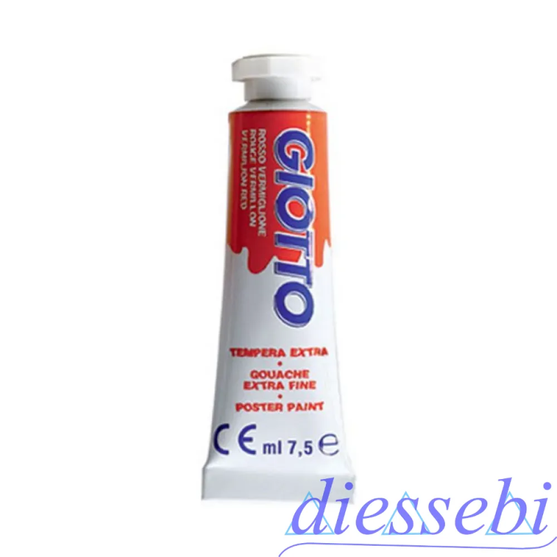 Colore Tempera Rosso Vermiglione Giotto