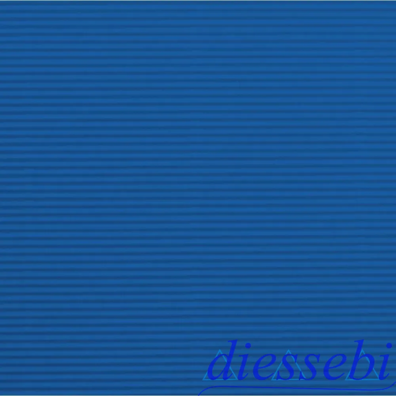 Cartoncino Ondulato Blu