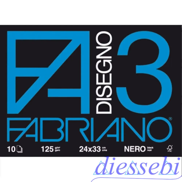 Album da Disegno Nero Fabriano F3