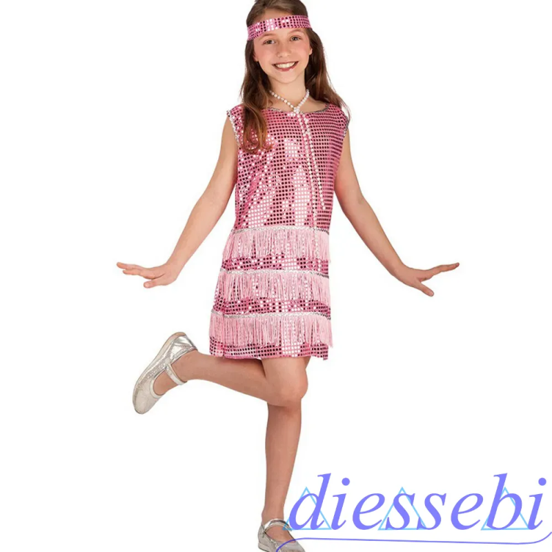 Costume Charleston Rosa Taglia VI Carnival Toys
