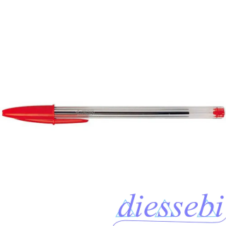Penna Bic Cristal Large Rosso