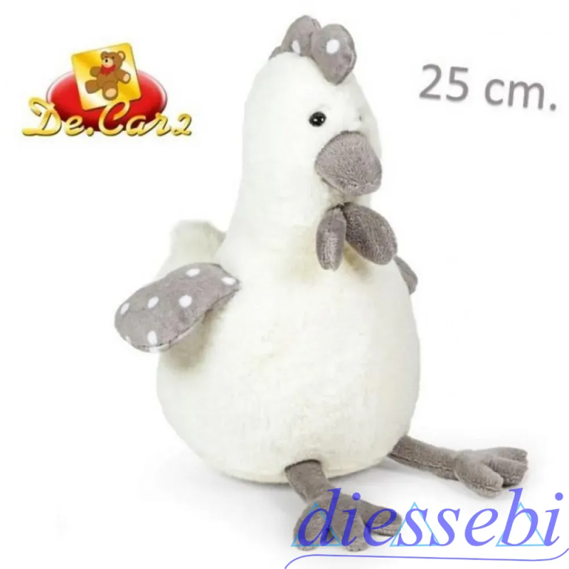 Peluche Gallina con Fiocco