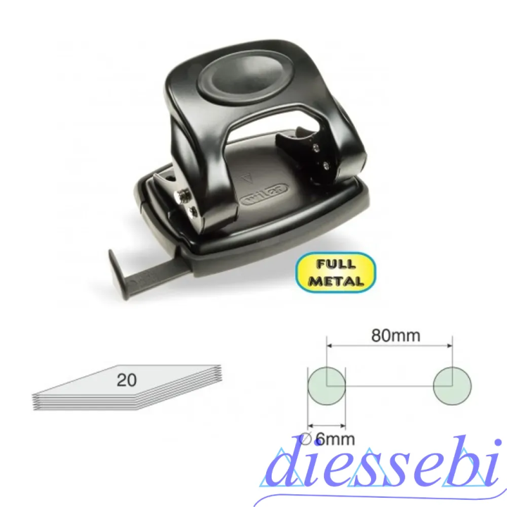 Perforatore 2 Fori con Guida