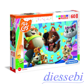 Puzzle Maxi 44 Gatti Super Color Clementoni