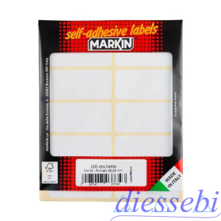 Etichette Adesive 56x26mm Markin
