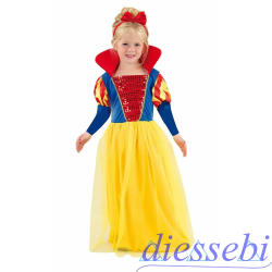 Costume Principessa Biancaneve Fiori Paolo