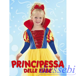 Costume Principessa Biancaneve Fiori Paolo