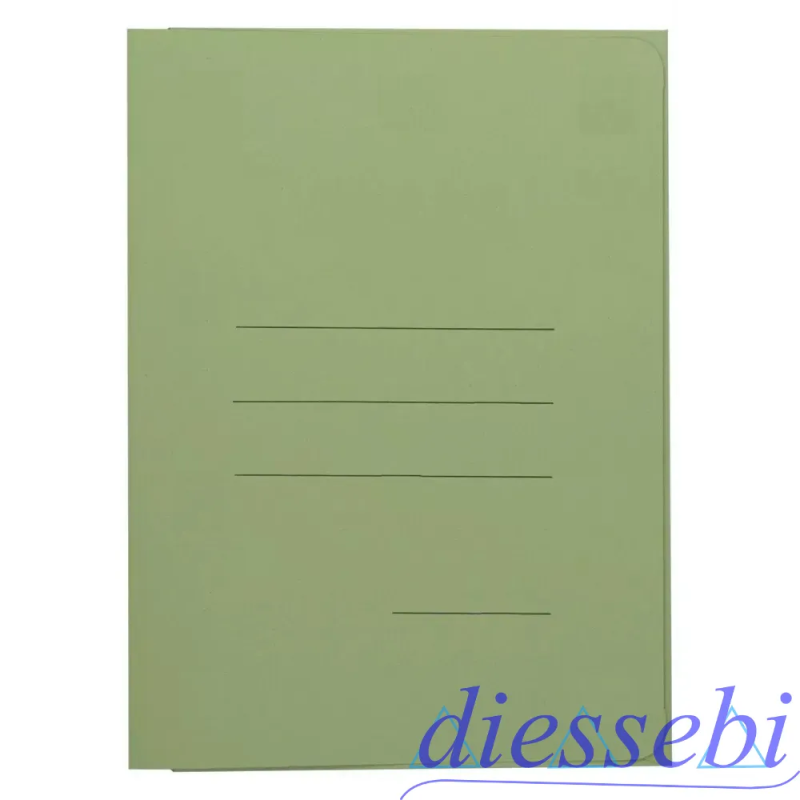Cartella 3 Lembi Manilla Verde Blasetti