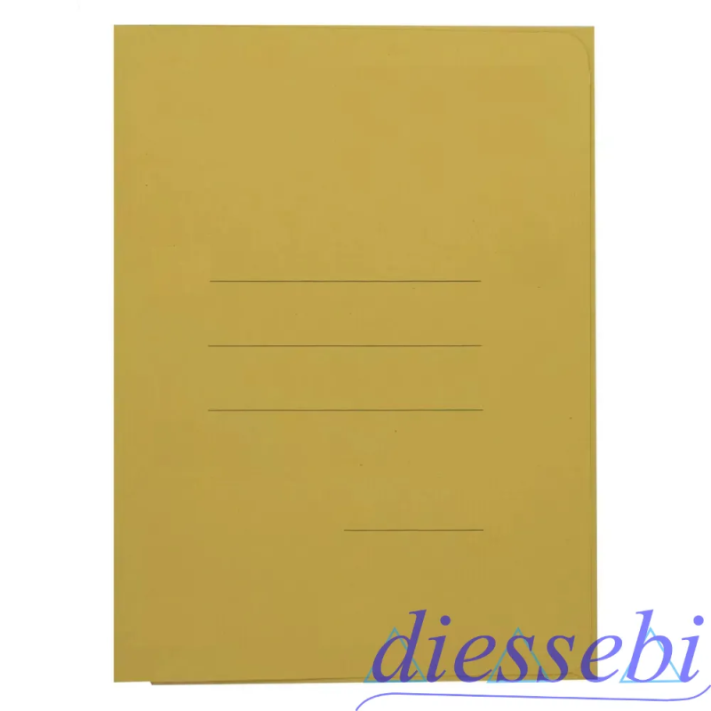 Cartella 3 Lembi Manilla Giallo Blasetti