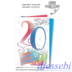 Biglietto Compleanno Per I Tuoi 20 Anni