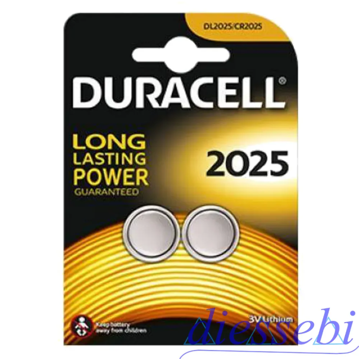 Blister 2 Batterie CR2025 Duracell
