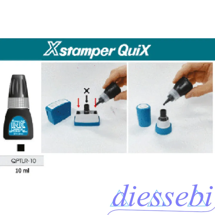 Inchiostro Timbri Xstamper Blu Osama