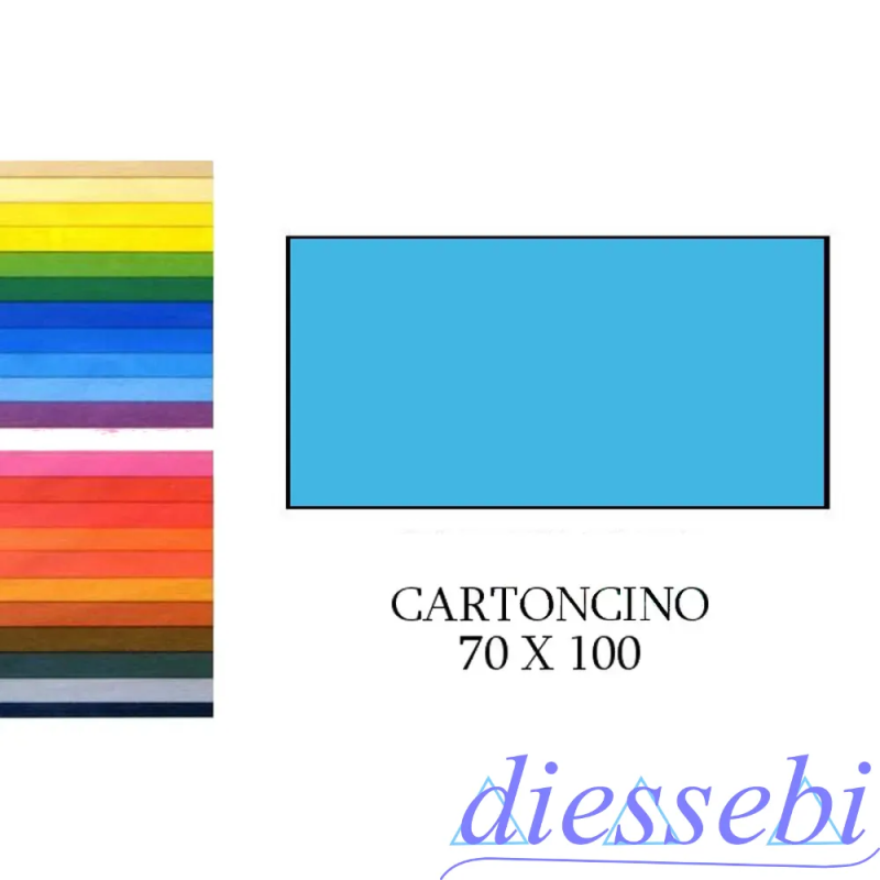 Cartoncino 70x100cm 200gr Cielo 40 Fabriano