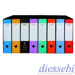 Registratore con Custodia dorso 8 Verde