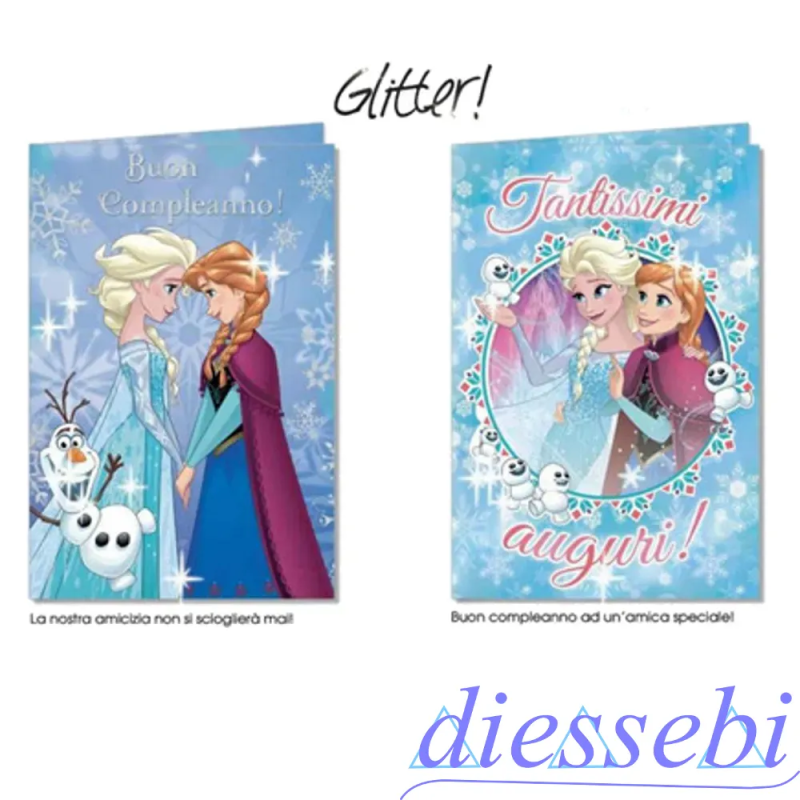 Biglietto Compleanno Frozen