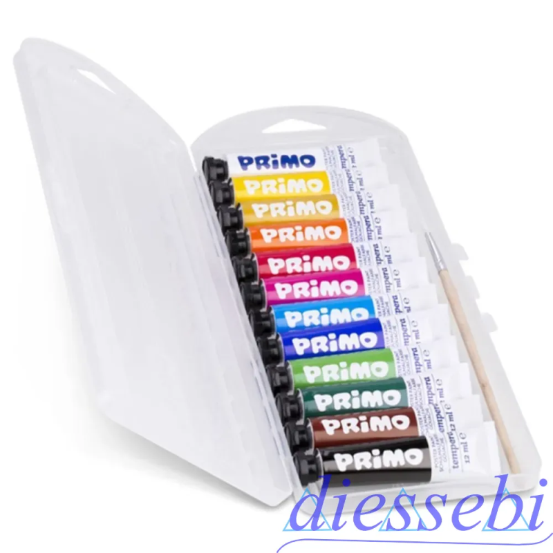 Confezione 12 Tubetti Tempera CMP Primo