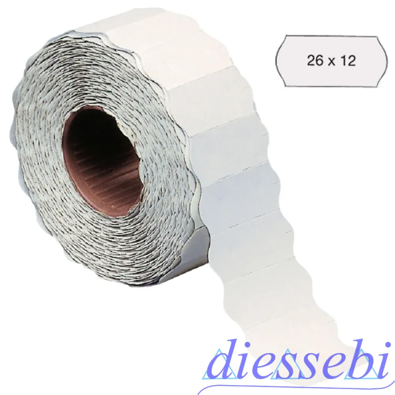 Rotolo Etichette 26x12mm Onda TQ