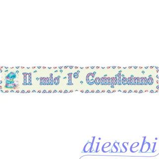 Festone Maxi "1° Compleanno" 6mt