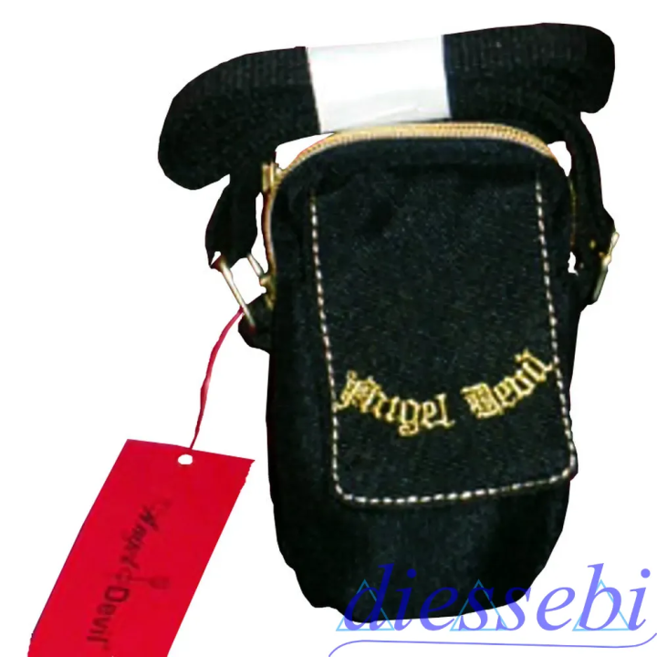 Portacellulare con Tracolla Angel & Devil Nero